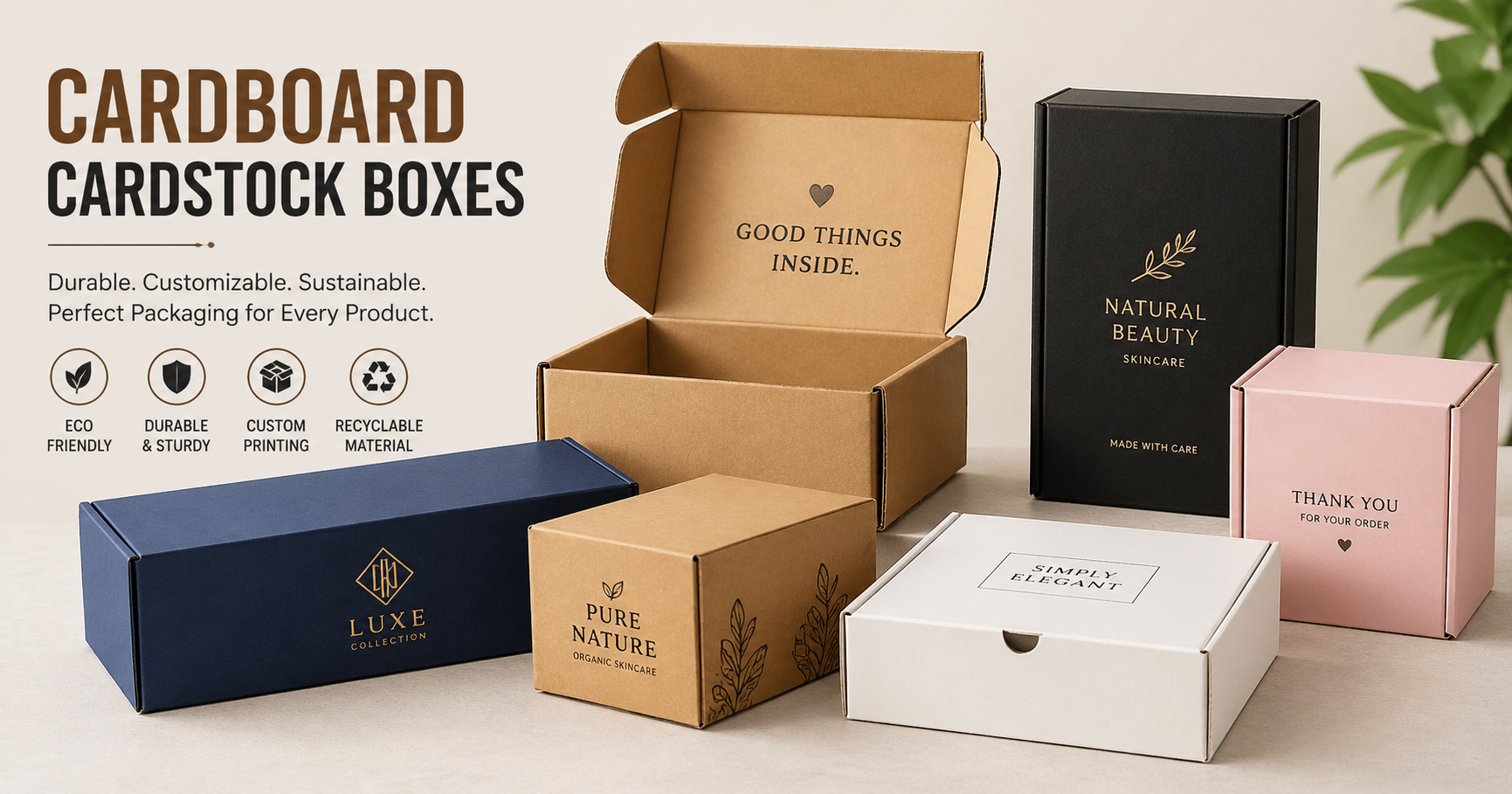 Cardboard Cardstock Boxes – Total USA Bundling Direct
